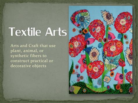 Textile Art Definition and its multifaceted Nature